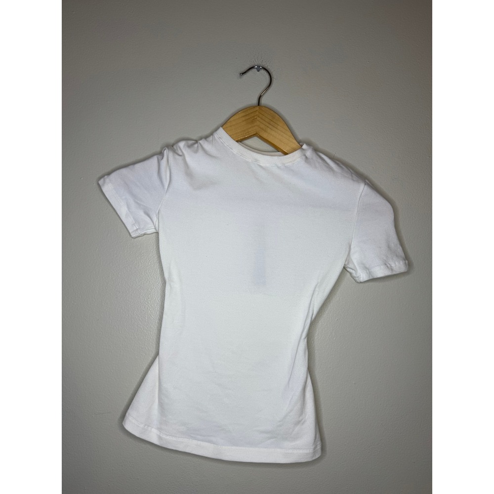 Skims Cotton Jersey T-Shirt Bone White Short Sleeve Crewneck XXS New